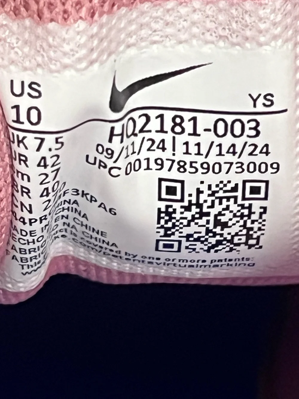 Nike Air Zoom Vomero 5 Roam “Elemental Pink” (HQ2181-003) Women's Size 10